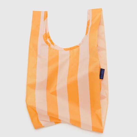 BAGGU Handbags - NWT Baby Baggu - Tangerine Wide Stripe